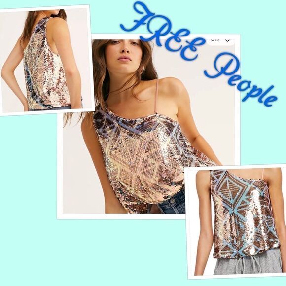 Free People Disco Fever Top - Picture 1 of 15